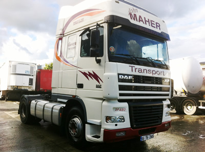 Contact Maher Transport for your haulage services